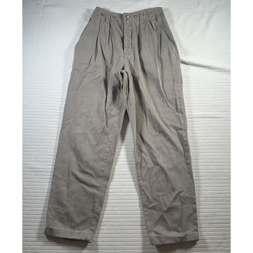 Calvin Klein Sport Women’s Size 6 Gray Pleated Cuffed Casual Dress Pants